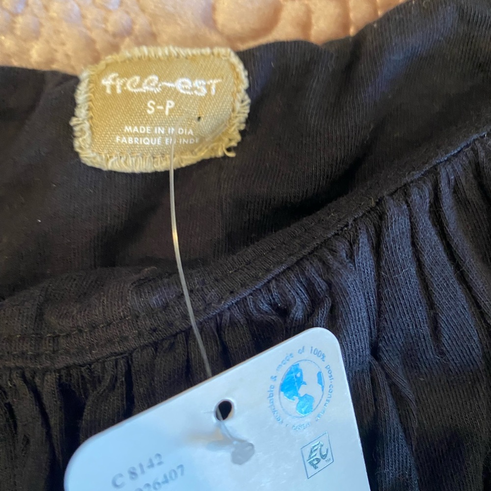 Free People Black Two-Piece Skirt Set - Picture 4 of 5